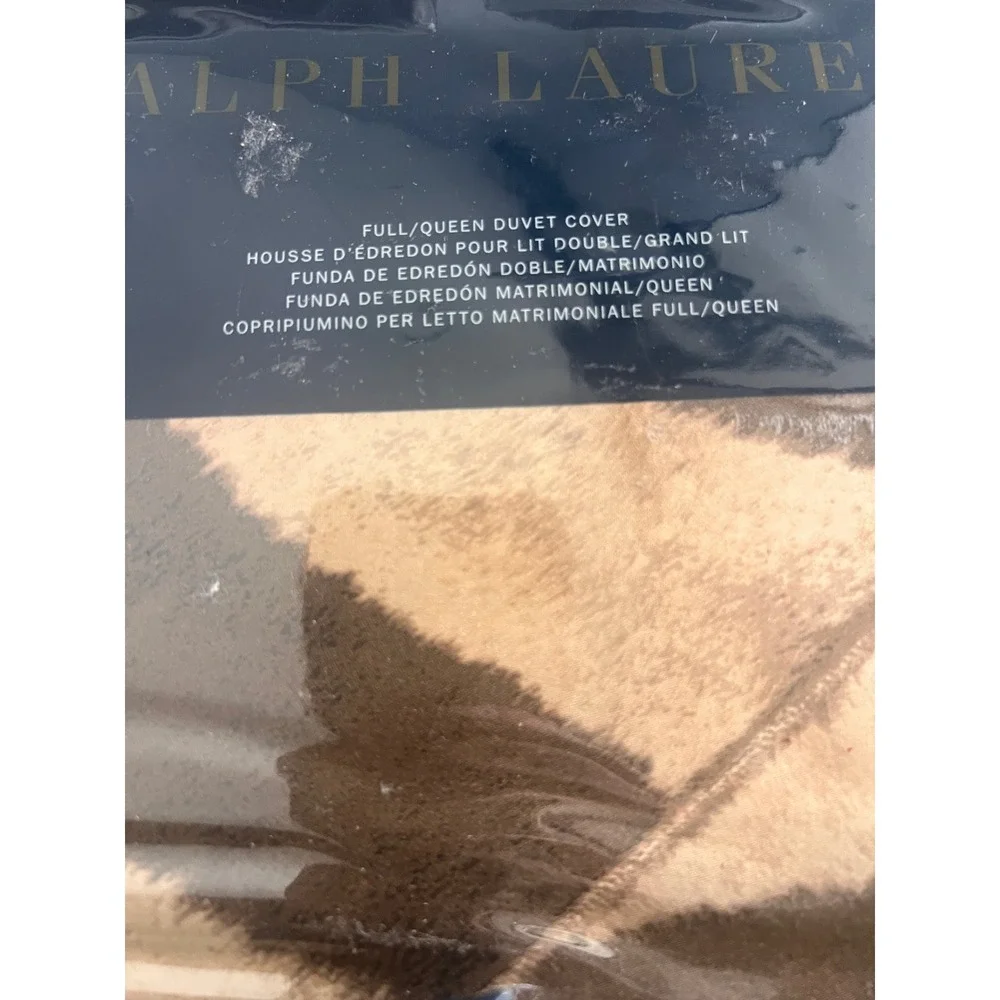 New Ralph Lauren Victoria Falls Full Queen Duvet Cover 5 Standard Shams Set